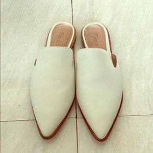 Madewell Gemma Mule in White Leather